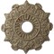 Ekena Millwork Preston Ceiling Medallion (Fits Canopies up to 4"), 17 1/2"OD x 4"ID x 1"P, Gobi Desert Crackle CM17PRGDC - alternate 1